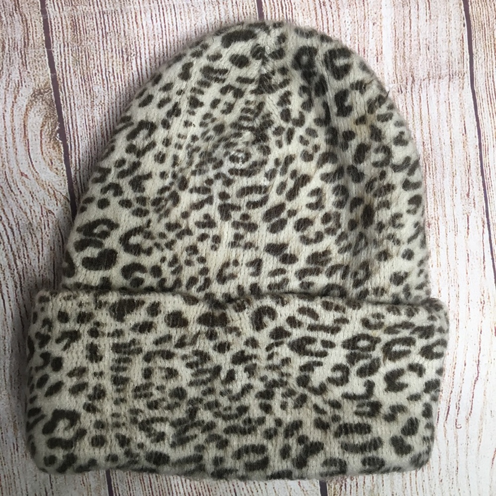 3/$25 NEW Soft Animal Print Beanie Cap